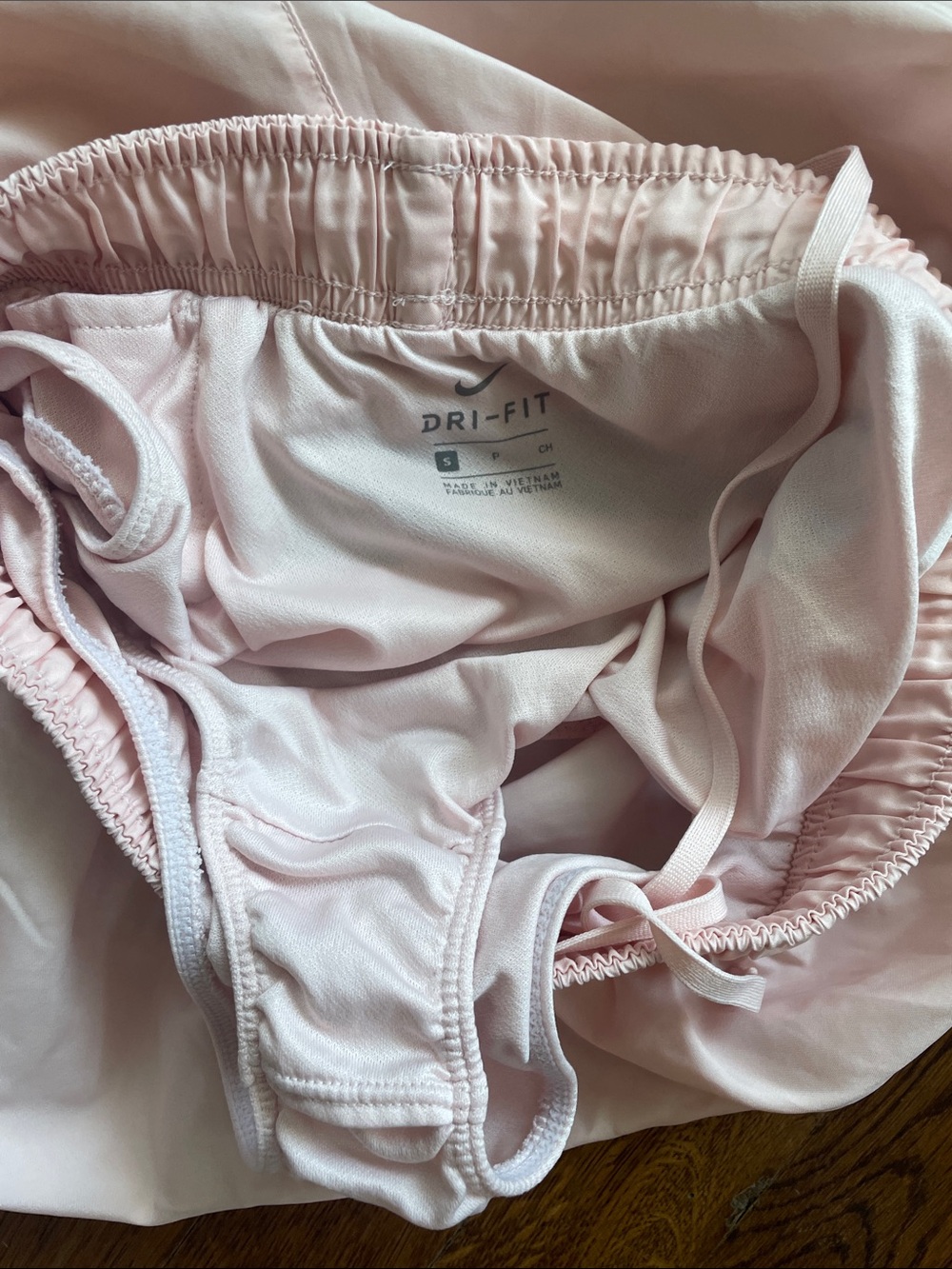 Nike Light Pink Athletic Running Shorts - Picture 6 of 7